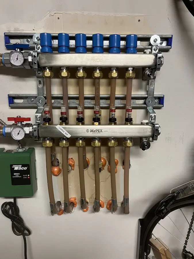 Plumber performing Leak Detection at a residential property in Lancaster